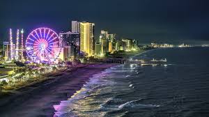 Myrtle Beach skyline at night